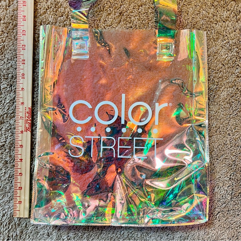 NEW Color Street Iridescent Stylist Special Tote Bag - Picture 2 of 6
